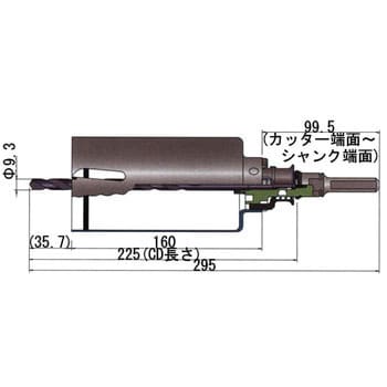 ボッシュ ダイヤモンドコア セット 100mm PDI-100SDS 1本 □▽733-1941