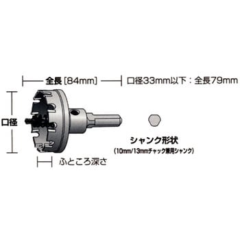 MCS-50 超硬ホールソーメタコア(MCSタイプ) 1個 ユニカ 【通販サイト
