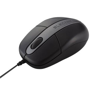 M-M2UP2RBK USB&PS/2ホイール付イメージセンサマウス 1個 エレコム