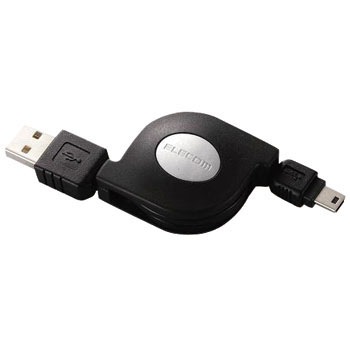 Usb Rlm515 Usbケーブル Minib A 巻き取り式 スリム ストッパー付 1 5m エレコム Type Aオス Mini Type Bオス Usbタイプ Usb2 0 Usb Rlm515 通販モノタロウ 10056934