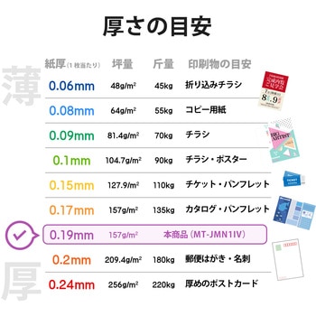 名刺用紙 両面 マイクロミシン マルチプリント A4サイズ エレコム