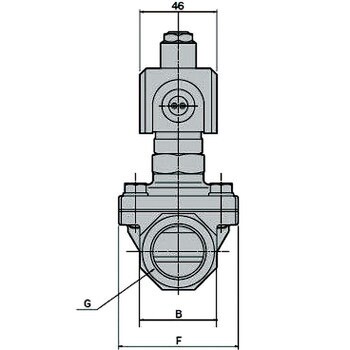 ADK12-15A-03A-AC100V パイロットキック式2ポート電磁弁 通電時閉形