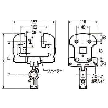 □未来 先頭カッシャー(中量用) CKA702T(1982740)[送料別途見積り