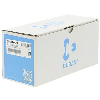 ねじ口びん角型(透明) キャップ付き DURAN