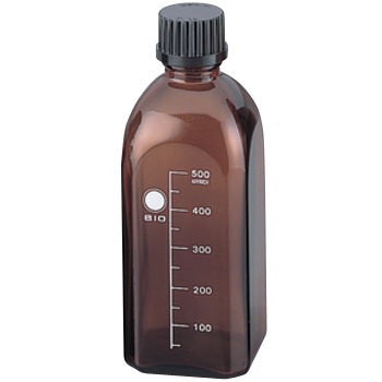 つぐろじん 500mL ねじ口瓶角型 褐色 1本 DURAN 【通販モノタロウ】