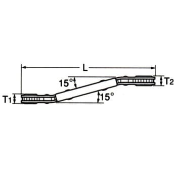 ベント板ラチェットレンチ トップ工業
