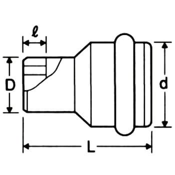 PT-417 インパクト用ソケット 1個 トップ工業 【通販サイトMonotaRO】