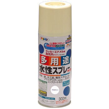 アイボリー 水性多用途スプレー 1本 300ml アサヒペン 通販サイトmonotaro