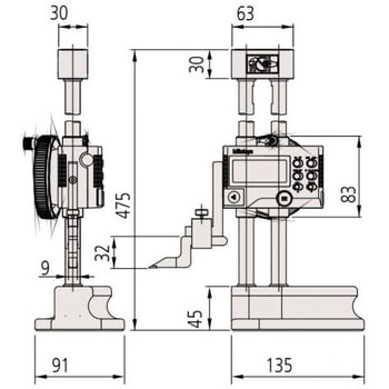 デジマチックハイトゲージ ミツトヨ(Mitutoyo) 【通販モノタロウ】