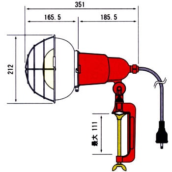 白熱投光器