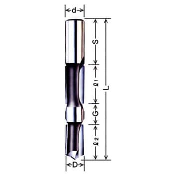 超硬二段フラッシュビット 大日商 木工用ビット・カッター 【通販モノタロウ】
