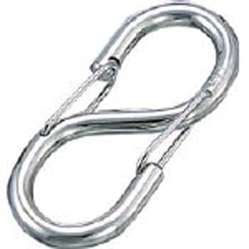 ステンレス Sカンフック 線径6mm長さ75mm - 水本機械製作所