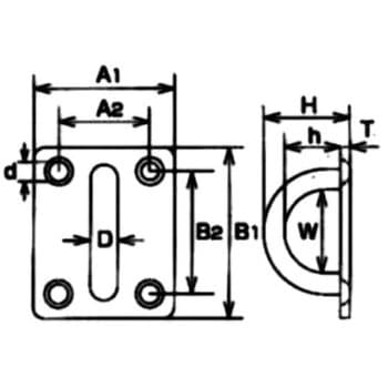 ステンレス アイプレート 水本機械製作所