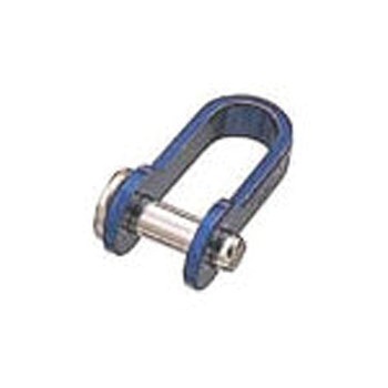ステンレス リベット式シャックル(ブルー) 長さ17mm幅5mm 水本機械製作所