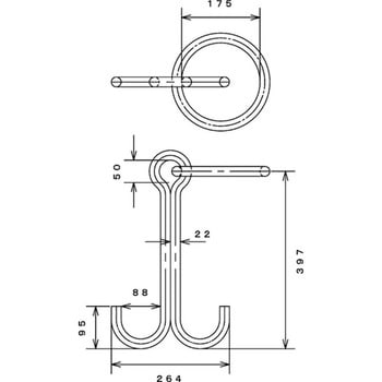 ステンレス 係船環MW型 水本機械製作所 その他係留用品/金具 【通販