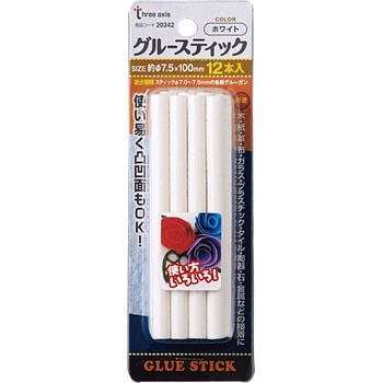 グルースティック ホワイト 12本組 Three Axis