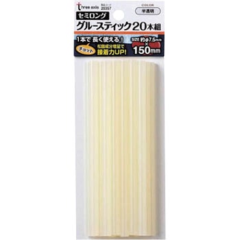 セミロンググルースティック 半透明 20本組 Three Axis