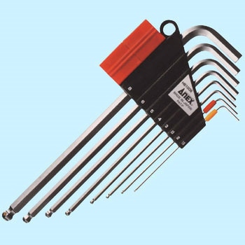 ボールポイントレンチ8本組マグキャッチ付 ANEX