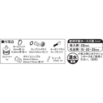 MG-25 モーターポンプ MP/MG/JMシリーズ 1台 工進 【通販サイトMonotaRO】