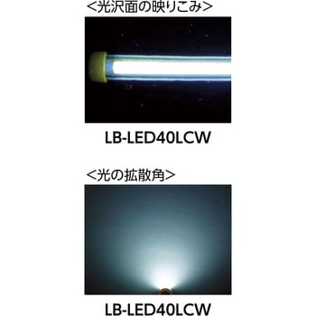 LB-LED40LCW saga 4WLEDコードレスライトセット(防雨・耐薬外筒仕様) 1