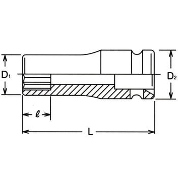 12.7sq12角ディープソケット Ko-ken コーケン(山下工業研究所)