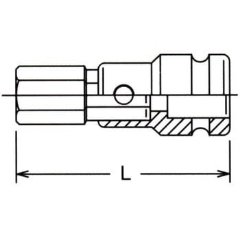 19.0sqヘックスビットソケット(インチ) Ko-ken コーケン(山下工業研究所)
