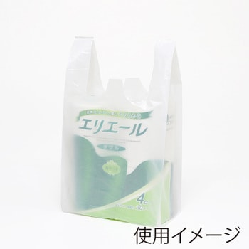レジ袋(乳白色) シモジマ