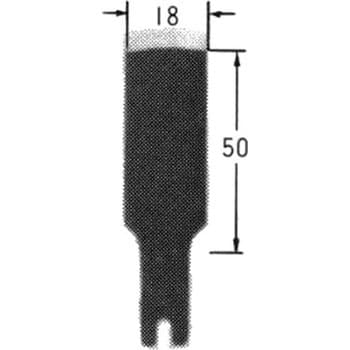 FR16180 ウッドカーバ刃物(平丸、幅18ミリ) 1個 東京オートマック