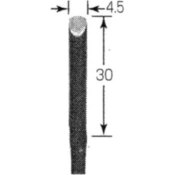 R404 高級手打刃(丸刃、幅4ミリ) 東京オートマック 刃幅4.5mm刃長30mm