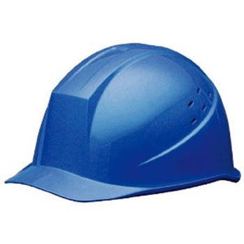 SC-11BVDR-KP-BL ダイヤル式ヘルメット ABS製 通気孔付 ミドリ安全 10353245