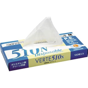 ポリエチレン製ディスポ手袋 Mサイズ - ミドリ安全