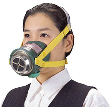 7060 ろ過式避難用防煙マスク ミニケムラー3 1個 重松製作所 【通販