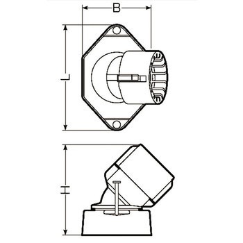 仮枠ブッシング45°(CD管用・コンパクトタイプ) Gタイプ 未来工業