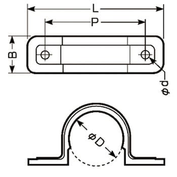 SF-14J PF管両サドル 1袋(50個) 未来工業 【通販サイトMonotaRO】