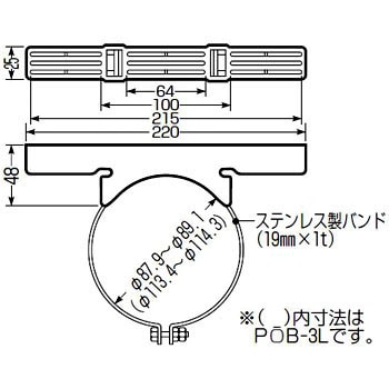 鋼管用ポールバンド