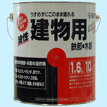 サンデーペイント サンデー 油性トタン用塗料A 赤錆 14L #145TM 高評価