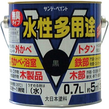 サンデーペイント 0 SPフッ素トタン 瓦用 マツクロ 14K - 材料、部品