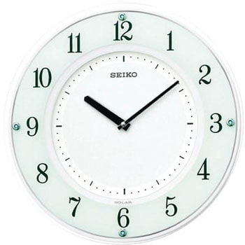 薄型ソーラー電波掛時計 木枠 セイコー(SEIKO) 丸型掛け時計 【通販 