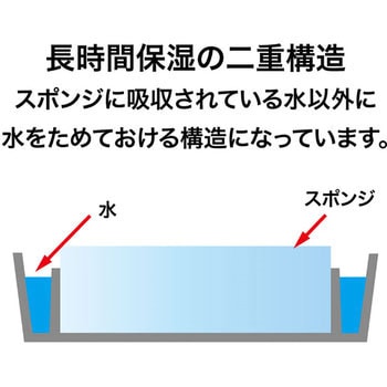 抗菌スポンジケース角型大 オープン工業