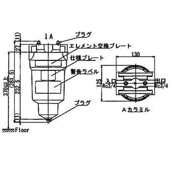 活性炭フィルター オリオン機械
