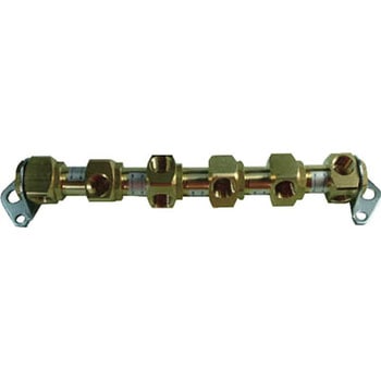 ☆ □チヨダ ヘッダーブロックCB 6連 Rc3/8〔品番:CB603〕【8082588