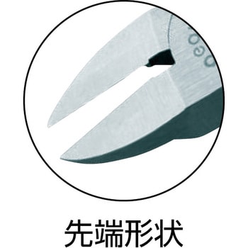 ハイプラスチックニッパ(バネ付) 125mm スリーピークス
