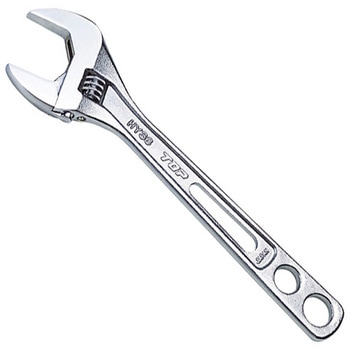 薄型軽量ワイドモンキレンチ(裸) エコワイド 250mm口開8～36 トップ工業