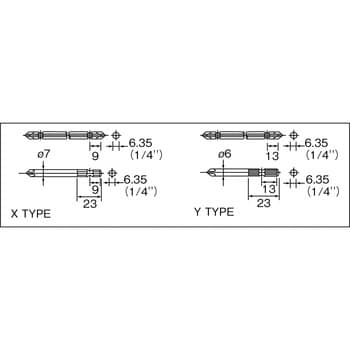 ND-6PDY NPK インパクトドライバ 6～8mm用 ビットYタイプ 25100 1個