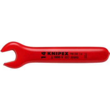 【新品】KNIPEX（クニペックス）9801-14 絶縁メガネ 1000V 絶縁スパナ 1000V KNIPEX(クニペックス) 絶縁スパナ/レンチ