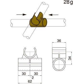 プラスチックジョイント スペーシア