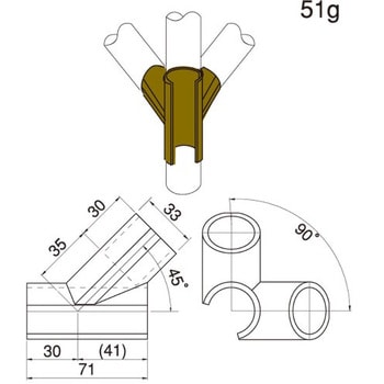 プラスチックジョイント スペーシア