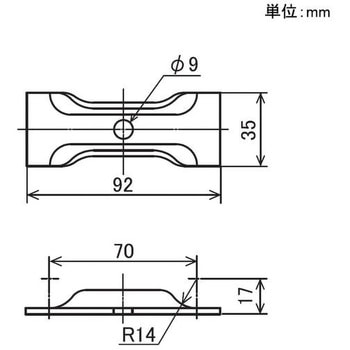 イレクター 支持板B EF-1002B 矢崎化工
