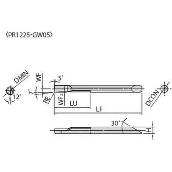 EZBR055050-005NB GW05 EZバー チップ EZB-NB ノンブレーカ(小内径加工