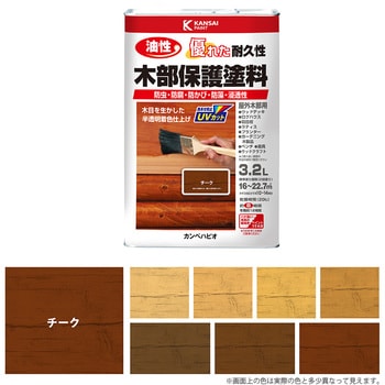 みのない カンペハピオ 油性木部保護塗料 ウォルナット 14L :20220409033930-00365:充実感 - 通販 - Yahoo